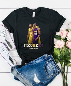 Kobe Bryant Basketball Tribute Los Angeles Number 24 8 t shirt RJ22
