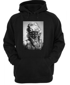 Marilyn Monroe Black Bandana hoodie RJ22