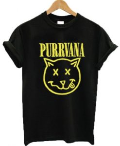 Purrvana Nirvana t shirt RJ22