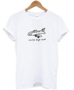 Smile High Club Plane t shirt RJ22