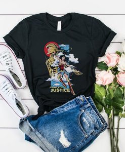 Wonder Woman 1984 Fight In Flight Girls t shirt RJ22