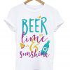 beer lime sunshine t shirt RJ22