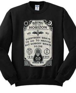 bring me the horizon spirit board sweatshirt RJ22