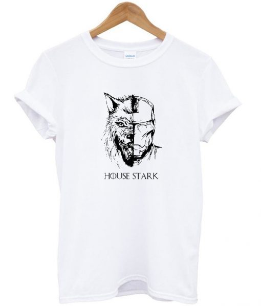 game of thrones house of stark iron man t shirt RJ22