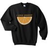 i love orange sweatshirt RJ22