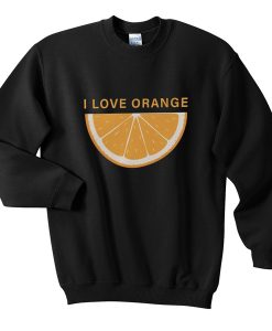 i love orange sweatshirt RJ22