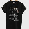 think like spencer dress like hanna swim like emily love like aria lie like alison t shirt RJ22