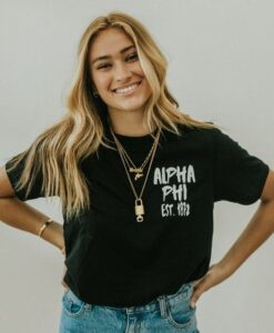 Alphaphi Est.1872 t shirt RJ22