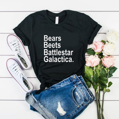 Bears Beets Battlestar Galactica t shirt RJ22