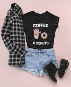 Coffee & Donuts t shirt RJ22