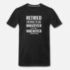 Funny husbands retired freedom t shirt RJ22