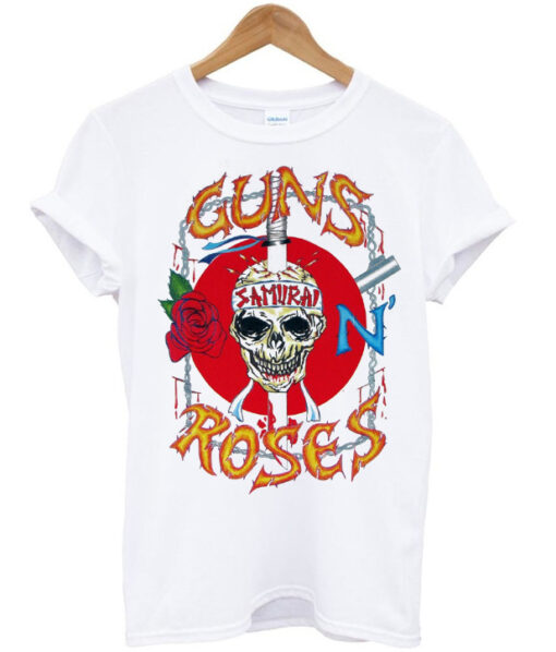 Guns N' Roses Vinyl Bootlegs Samurai t shirt RJ22