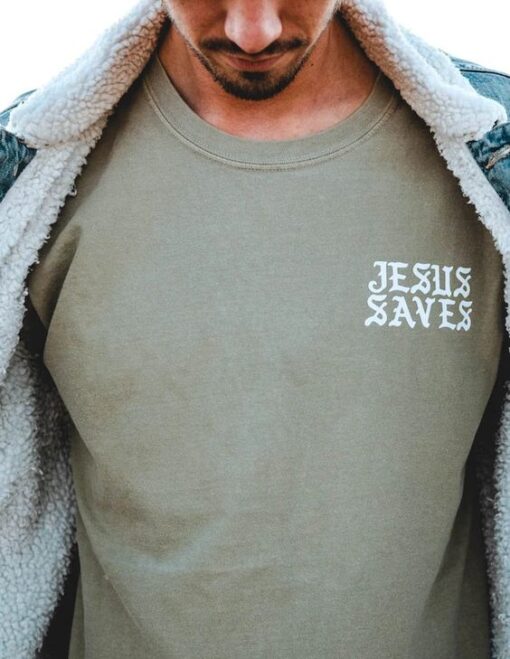 Jesus Saves t shirt RJ22