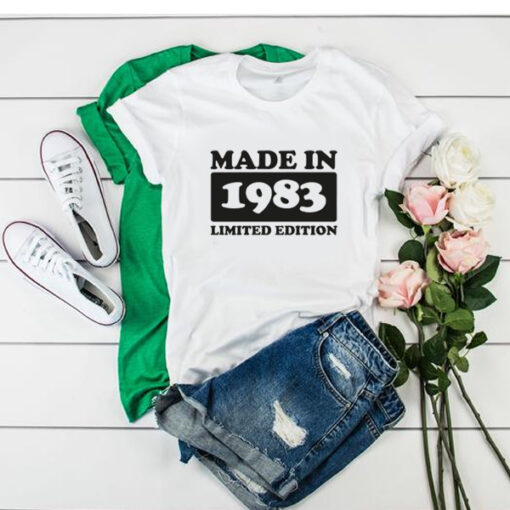 Made In 1983 Limited Edition t shirt RJ22