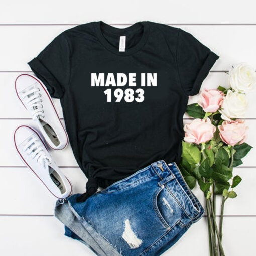 Made In 1983 tshirt RJ22