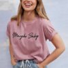 Maybe Baby graphic t shirt RJ22