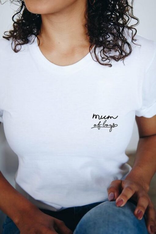 Mum of boys t shirt RJ22