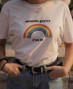 Sounds Gayyy t shirt RJ22