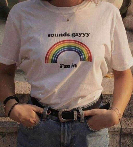 Sounds Gayyy t shirt RJ22