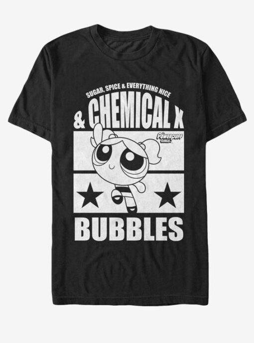 The Powerpuff Girls Chemical X Bubbles t shirt RJ22