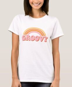 Vintage Groovy Rainbow t shirt RJ22