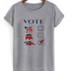 dinosaur vote t shirt RJ22