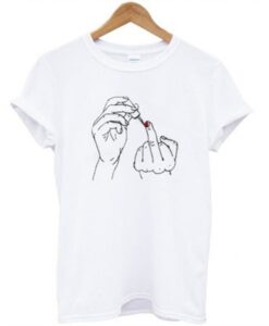 middle finger t shirt RJ22