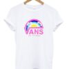 vans off the wall rainbow palms t shirt RJ22