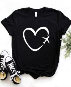 Airplane Heart t shirt RJ22