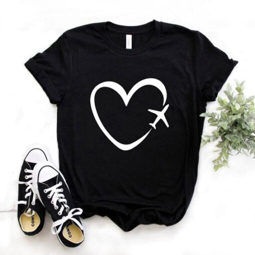 Airplane Heart t shirt RJ22