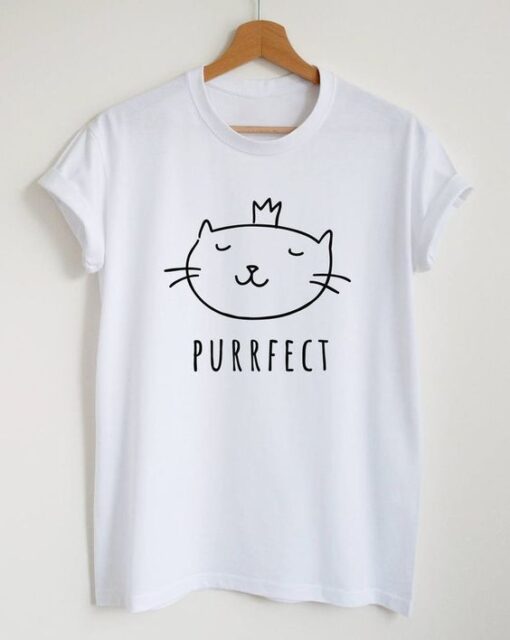 Funny cat shirt, purrfect t shirt RJ22