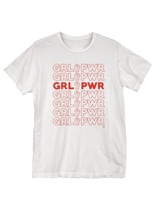 GRLPWR Fist t shirt RJ22