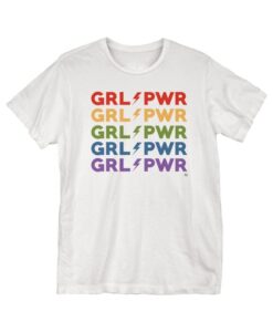 GRLPWR Lightening Rainbow t shirt RJ22