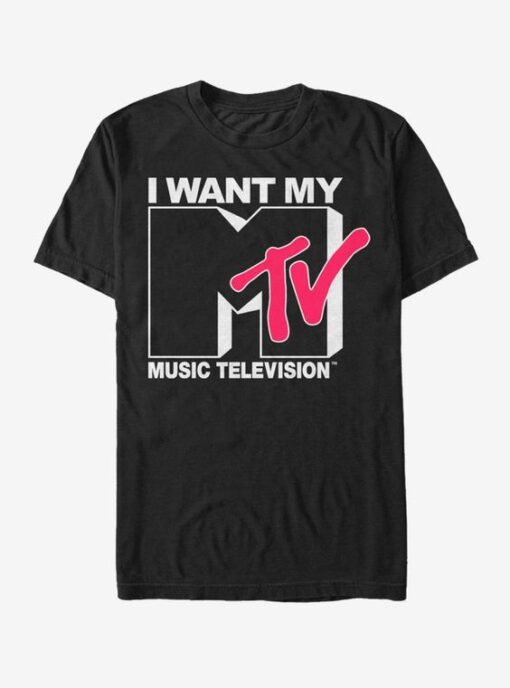 MTV I Want My Music Television t shirt RJ22