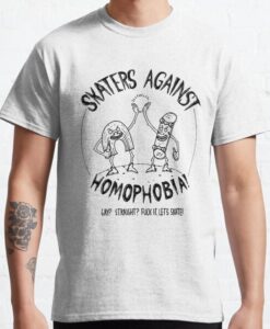 Skater Against Homophobia t-shirt RJ22