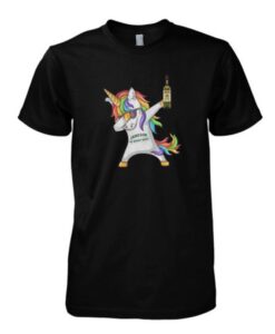 Unicorn Dabbing Jameson Irish Whiskey t shirt RJ22