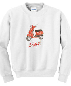 ciao vespa sweatshirt RJ22