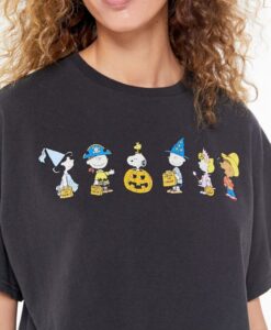 the peanuts halloween t-shirt RJ22