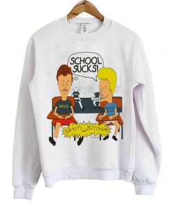 Beavis and Butthead School Sucks sweatshirt RJ22