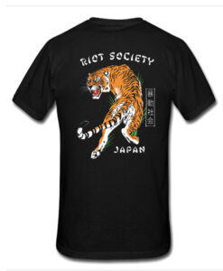 Riot Society Riot Society Tiger Japan t shirt back RJ22