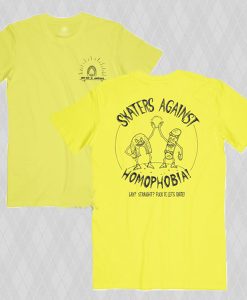 Skaters Against Homophobia t shirt RJ22