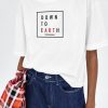 Down to Earth slogan t shirt RJ22