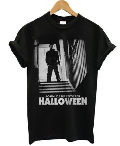 Halloween Michael Myers Stairs t shirt RJ22