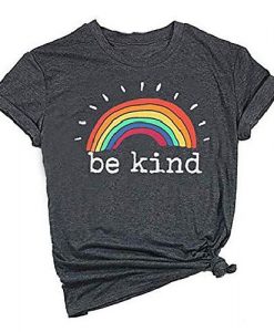 be kind rainbow print t shirt RJ22