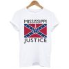 Confederate Flag Mississippi Justice t shirt RJ22