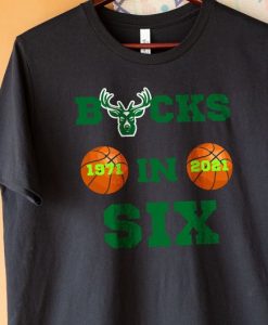 Bucks In Six Fear The Deer Milwaukee Bucks Basketball shirt