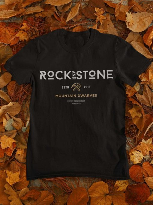 Deep Rock Galactic Rock And Stone t shirt RJ22