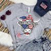 Fourth of July Cow Patriotic t shirt RJ22