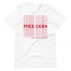 Free Cuba Patriots Stand With Cuba t shirt RJ22