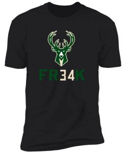 Giannis ANTETOKOUNMPO Milwaukee Bucks FREAK 34 t shirt